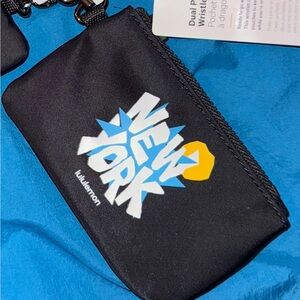 #372 NWT Lululemon Dual Pouch Wristlet - *New York (RARE)